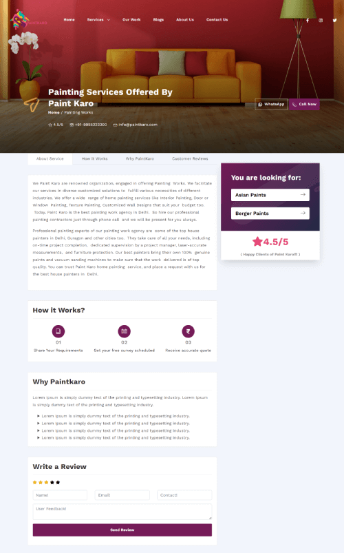BlackCoders Website Designing Portfolio